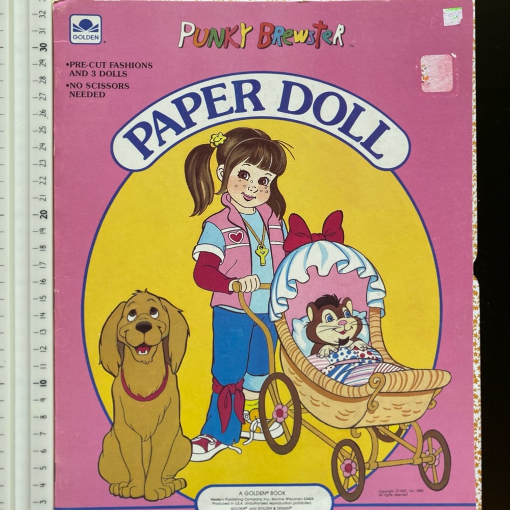 PUNKY BREWSTER paper doll book